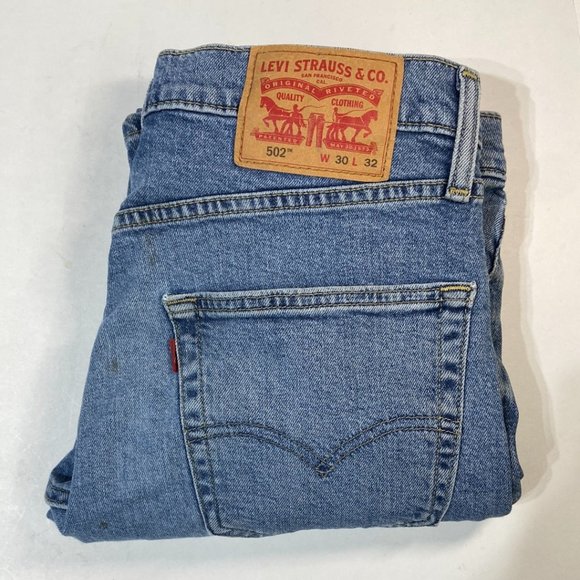 Levi’s 502 Regular Taper Denim Men's Jeans Blue - Size S - Picture 3 of 7